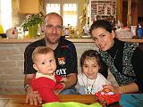 Visite chez mes copains Melina et Noah Baccon du 1er Avril 2007